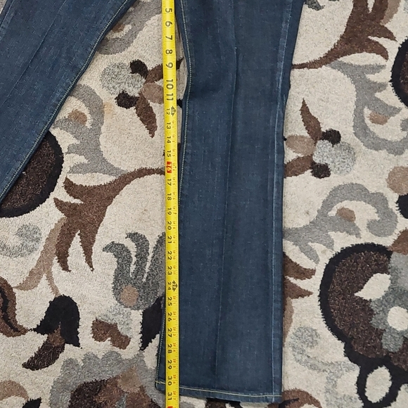 Pinkdice Dark Wash Denim Bootcut Jeans 90s Streetwear Bedazzled Pockets Sz 11 - Picture 4 of 9